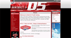 Desktop Screenshot of district5.pucksystems2.com