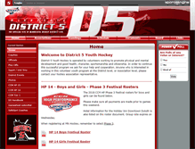 Tablet Screenshot of district5.pucksystems2.com
