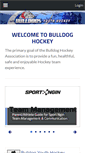 Mobile Screenshot of bulldoghockey.pucksystems2.com